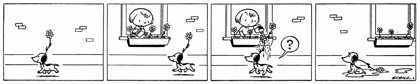 Snoopy's First Appearance in Peanuts