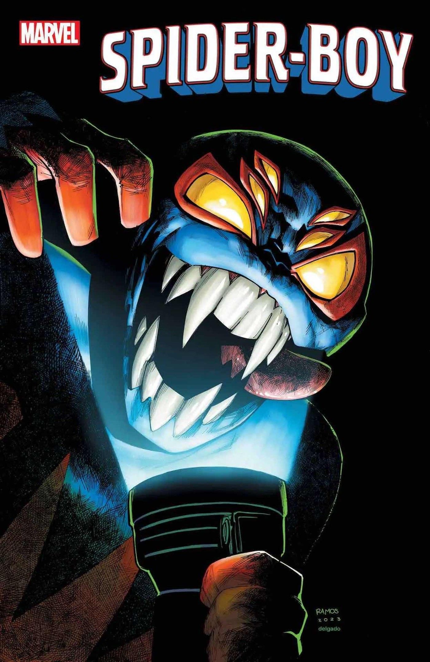 Spider-Man’s Sidekick Spider-Boy Goes Full Horror In Terrifying New Cover Art