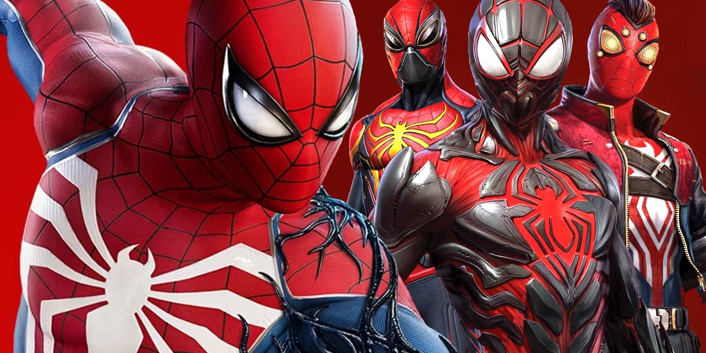 Marvel Variant Covers Showcase the New Costumes of Insomniac's Spider-Man 2