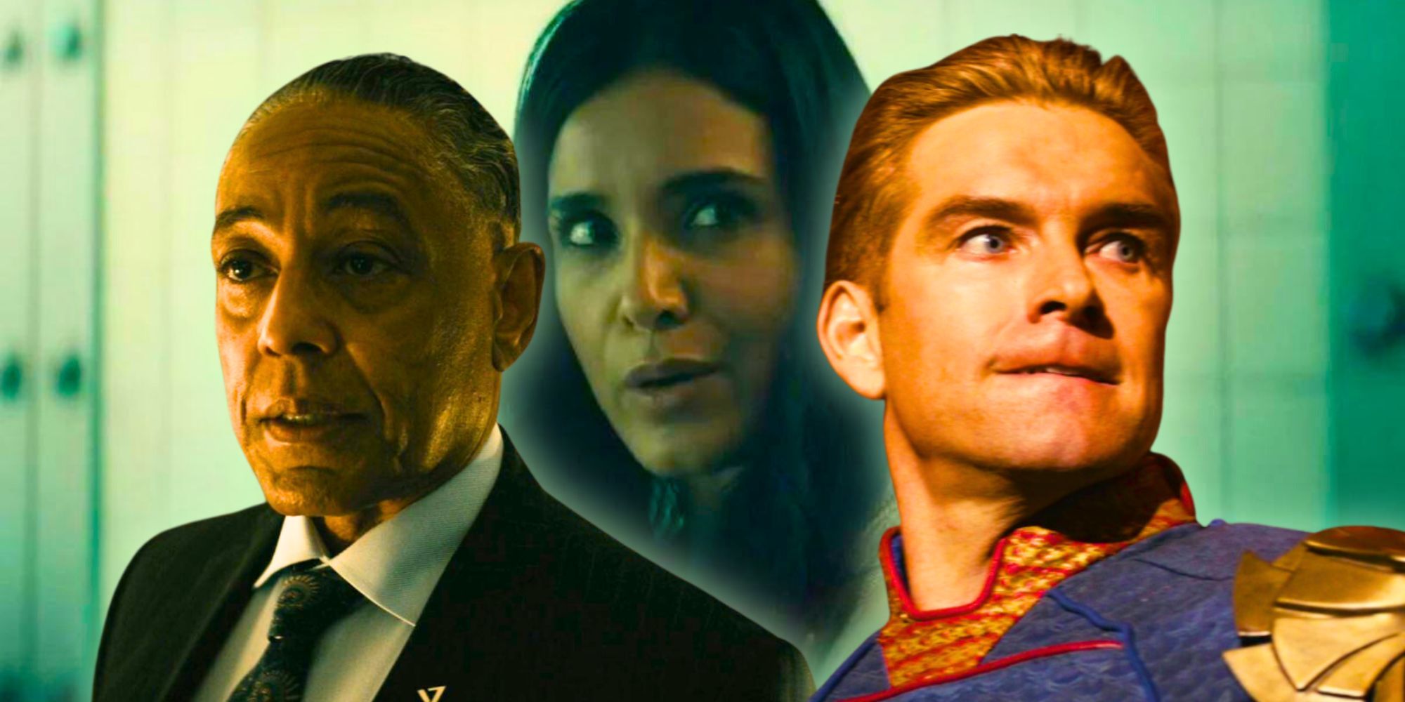 Stan Edgar, Shetty and Homelander from The Boys and Gen V