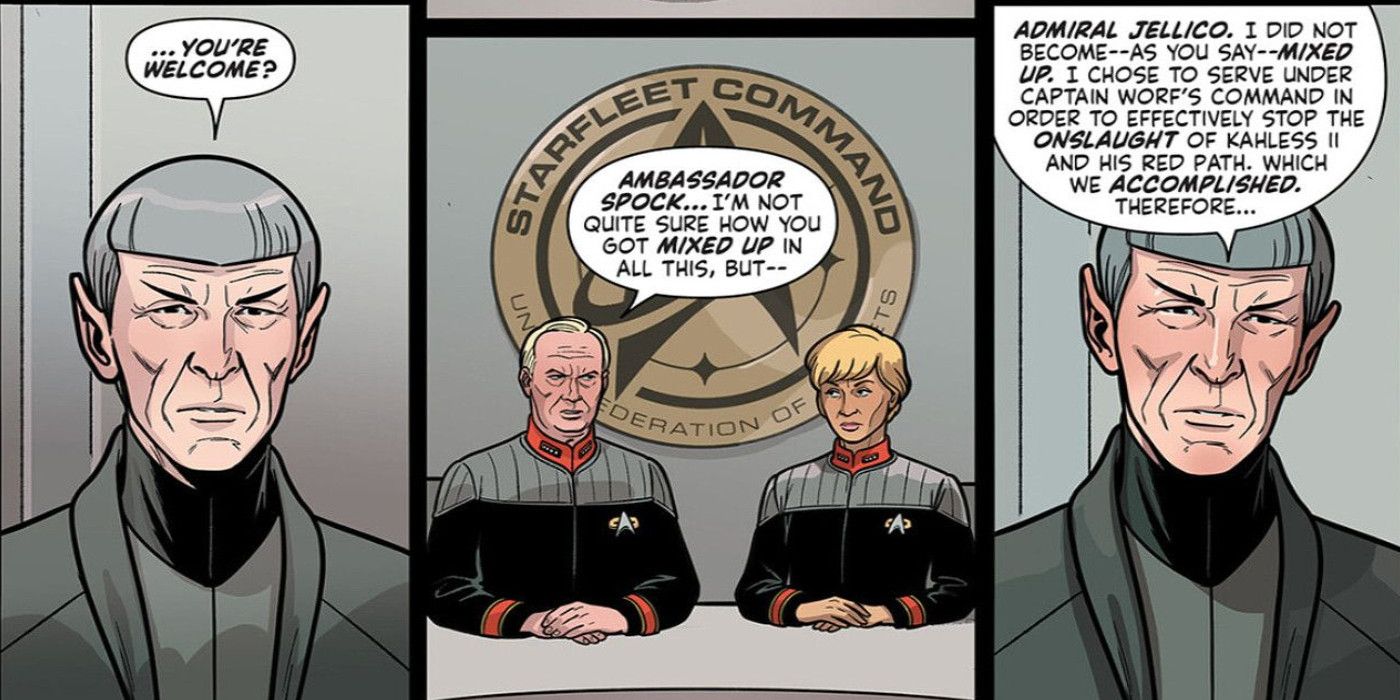 Star Trek Spock Admiral Backtalk