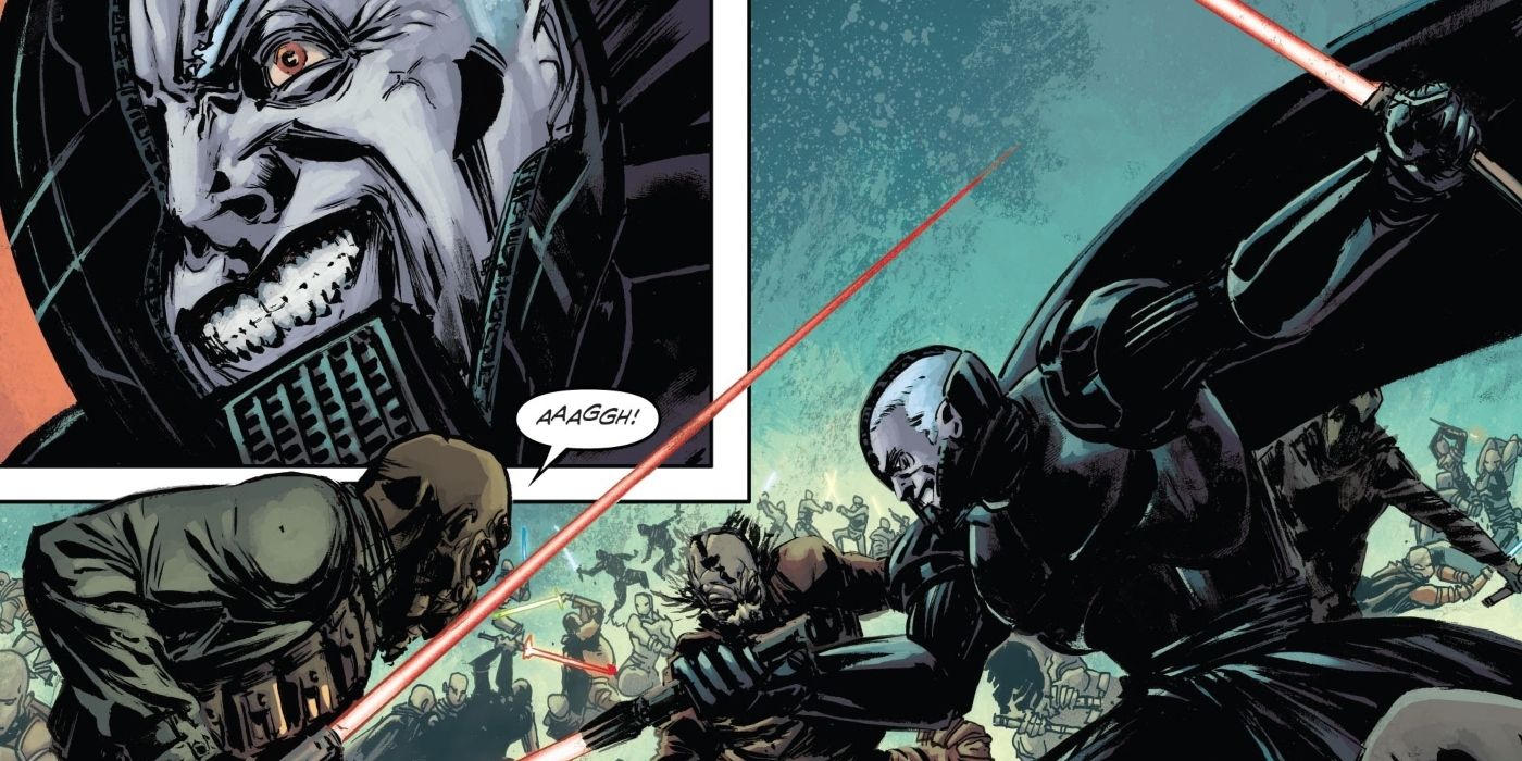 Star Wars' Darth Wredd killing members of the One Sith.