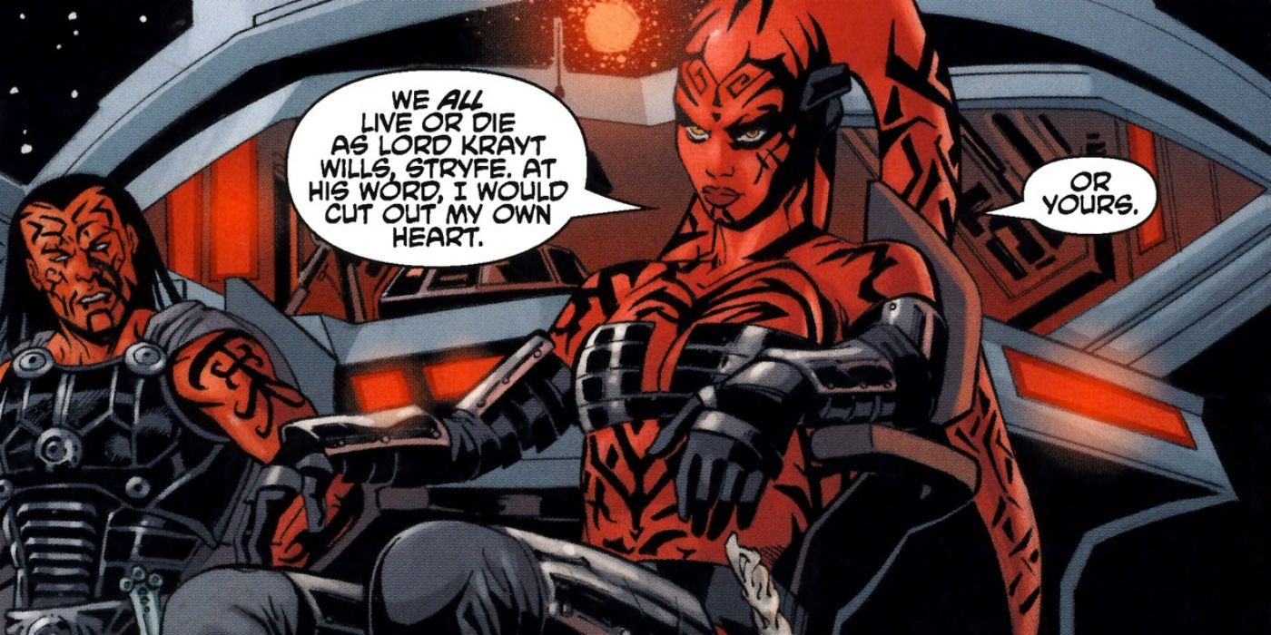 Star Wars: Darth Talon explaining the One Sith doctrine.