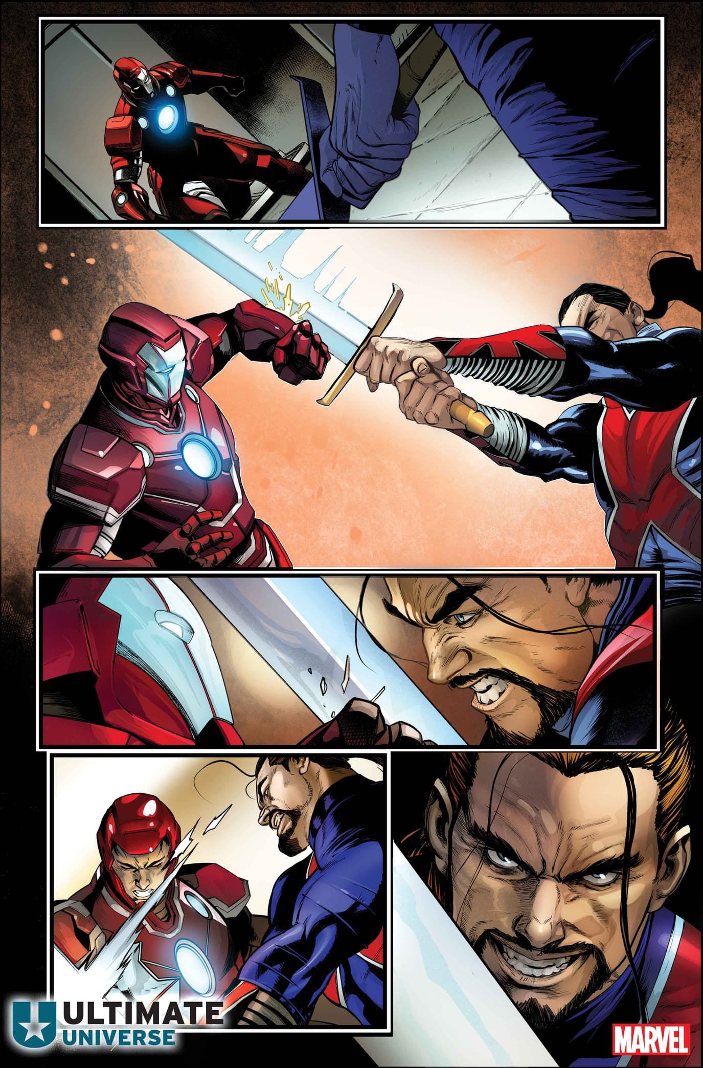 Stefano Caselli&rsquo;s 1st preview page for Ultimate Universe #1