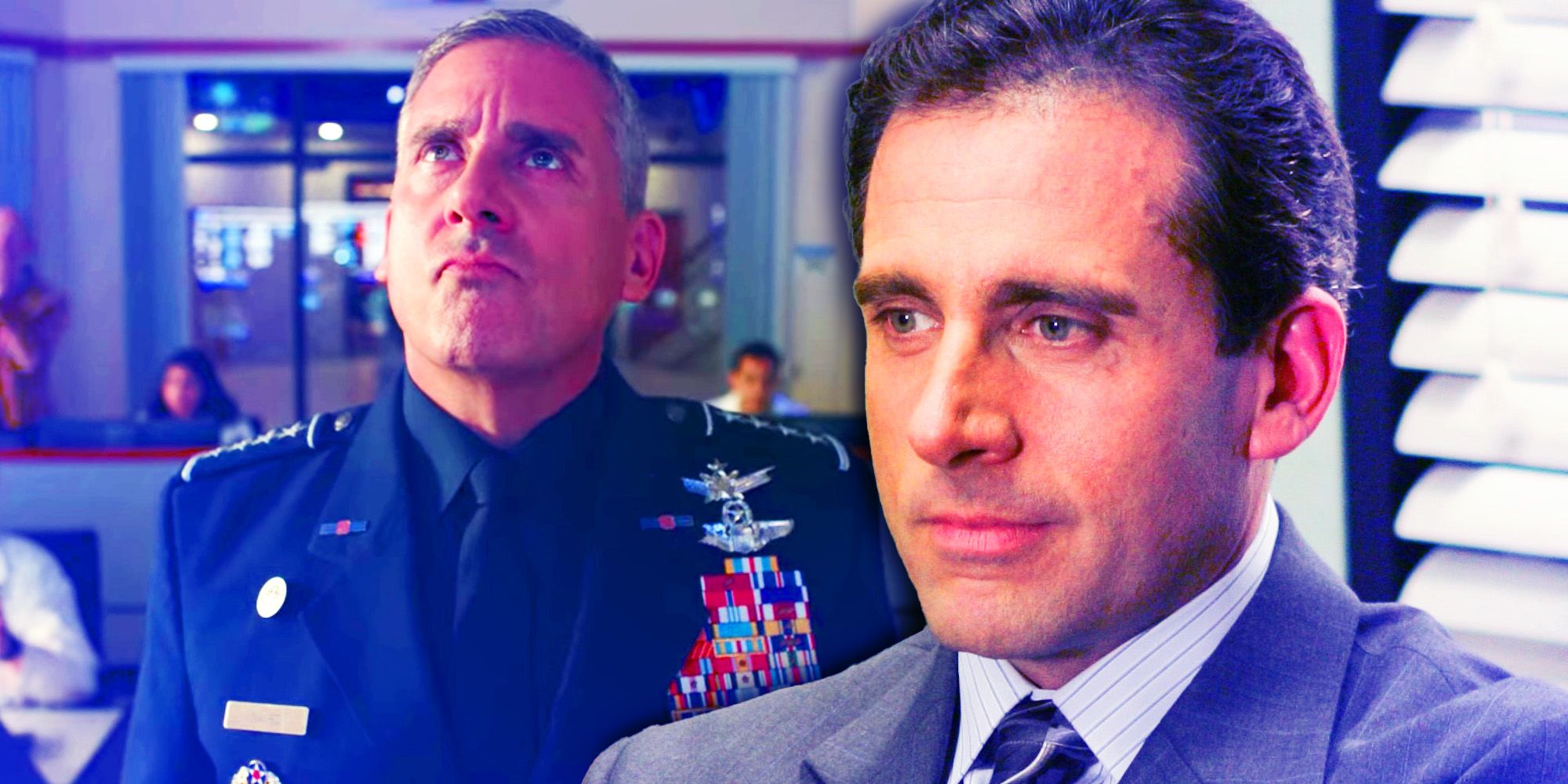 Steve Carell in Space Force and The Office
