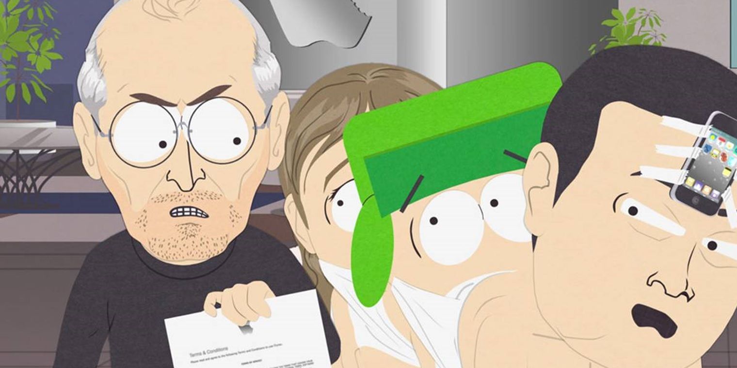 Steve Jobs' Human Centipede in South Park