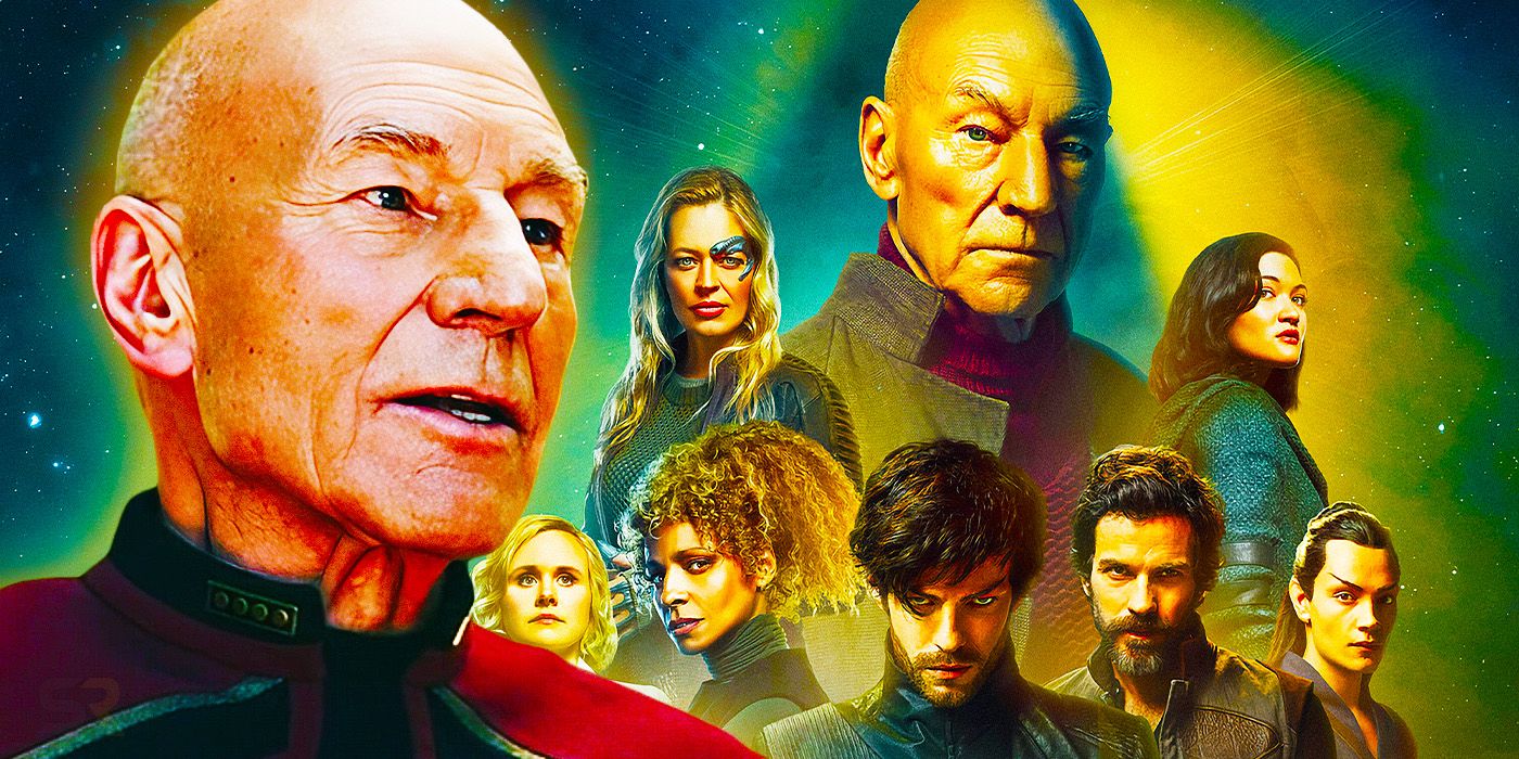 Jean-Luc Picard and the Star Trek Picard cast