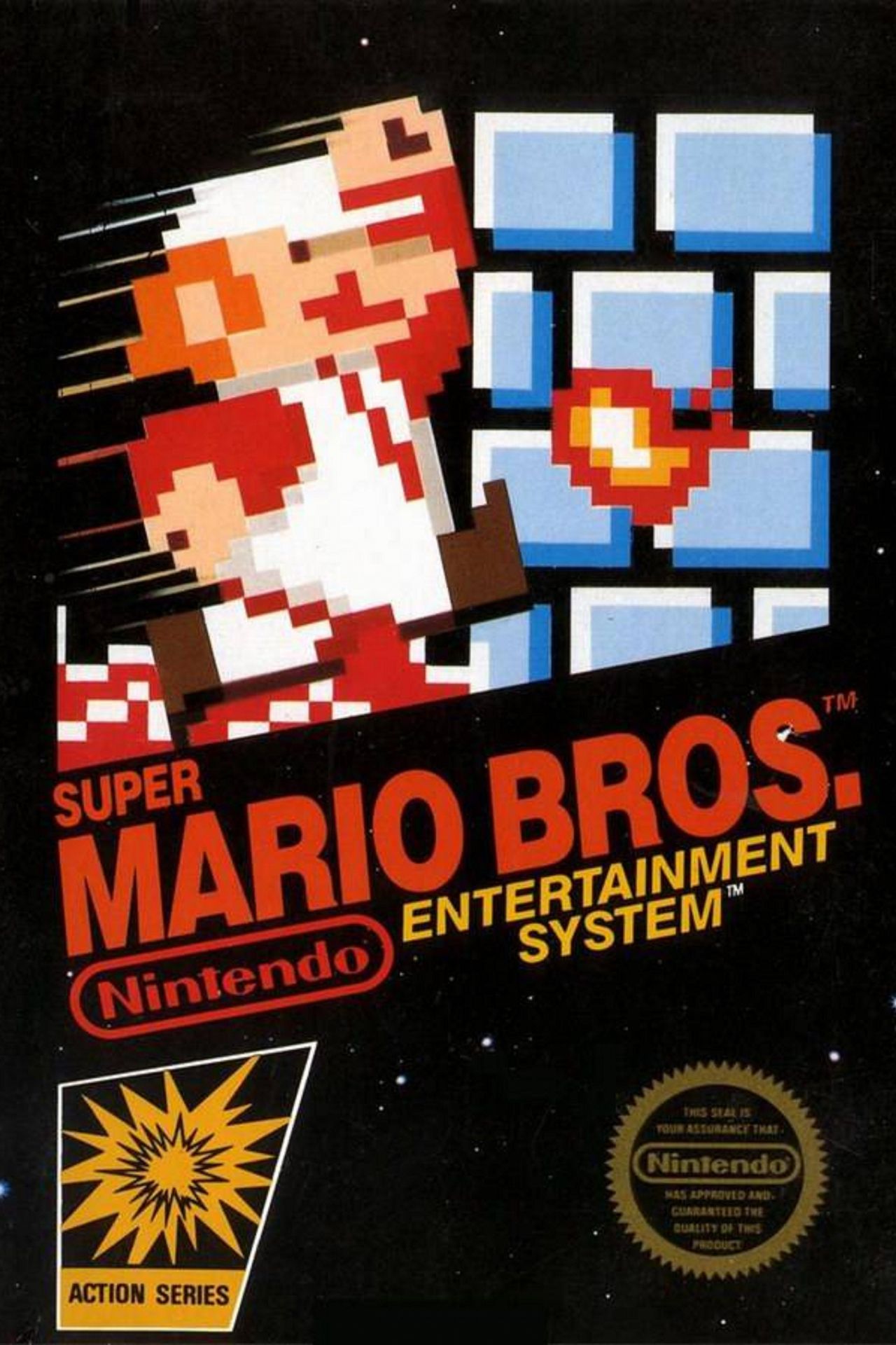 Super Mario Bros original game poster