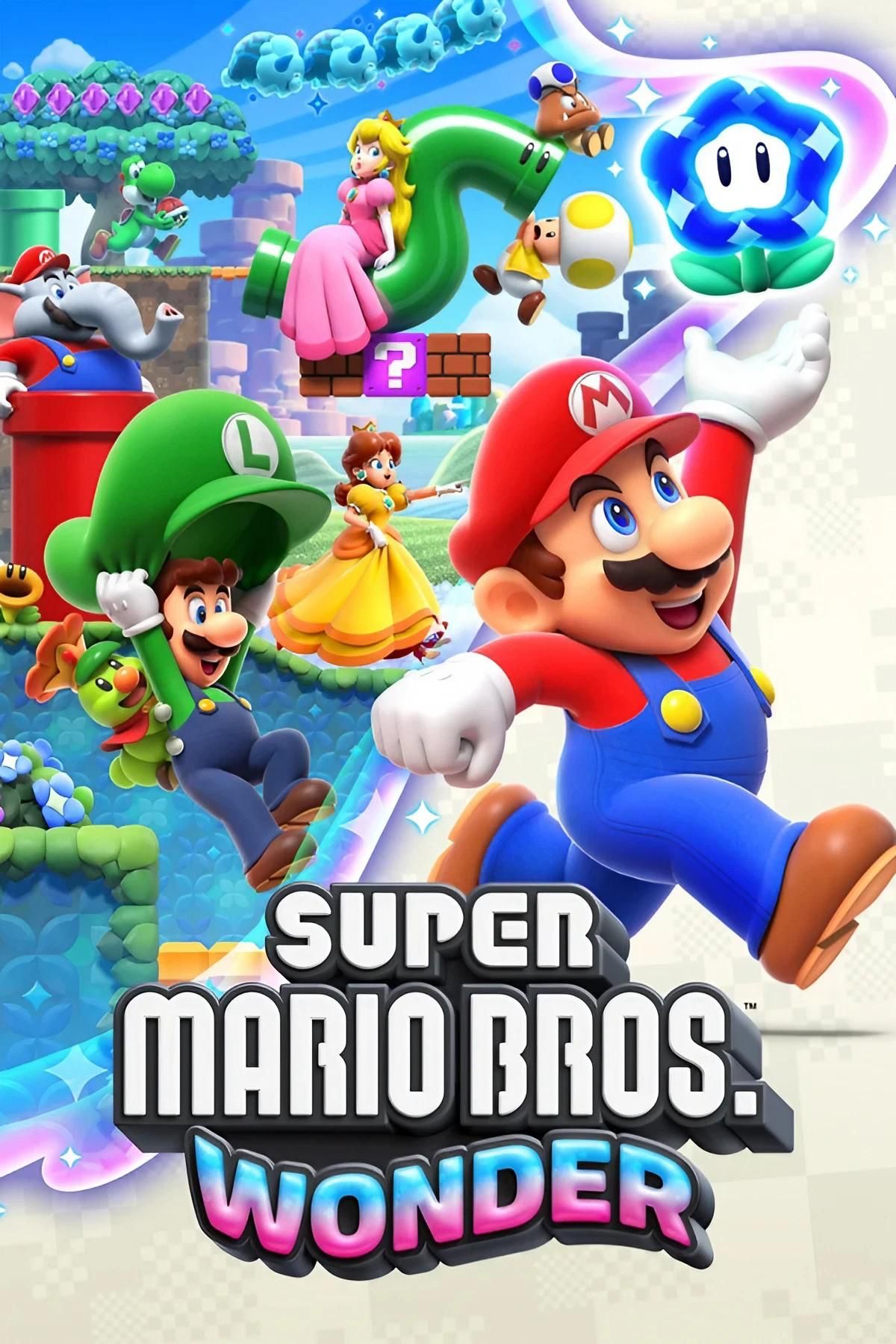 Super Mario Bros Wonder Game Poster