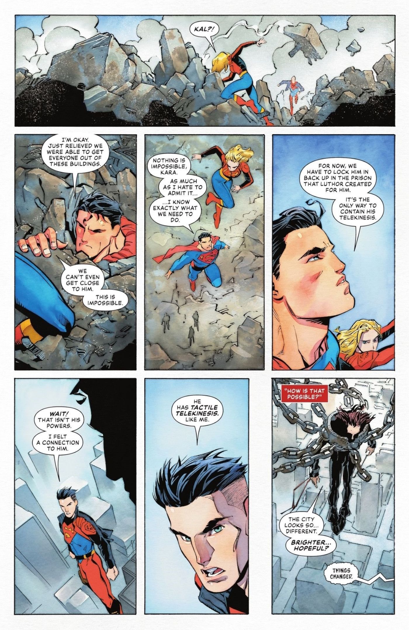 Superboy Admits He Has The Same Powers As Chained