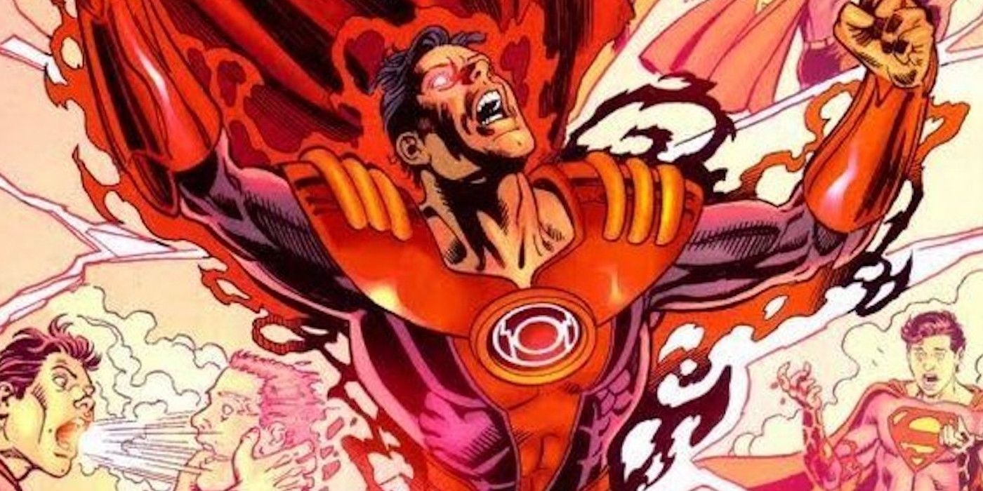 Superboy Prime Lanterna Vermelha