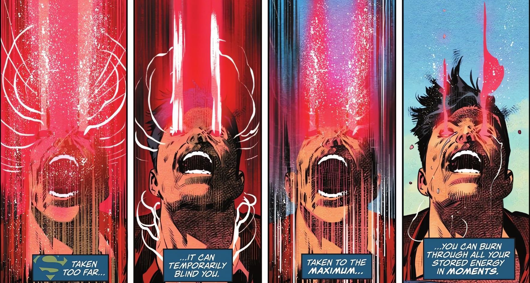 Superman Heat Vision Danger DC
