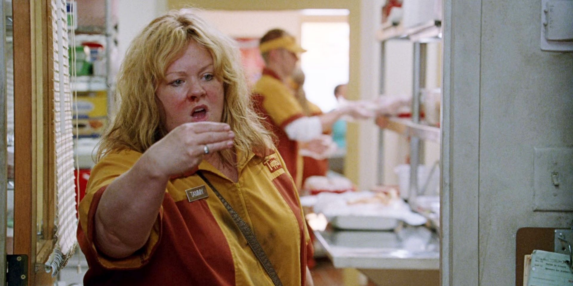 Melissa McCarthy as Tammy Banks in Tammy.