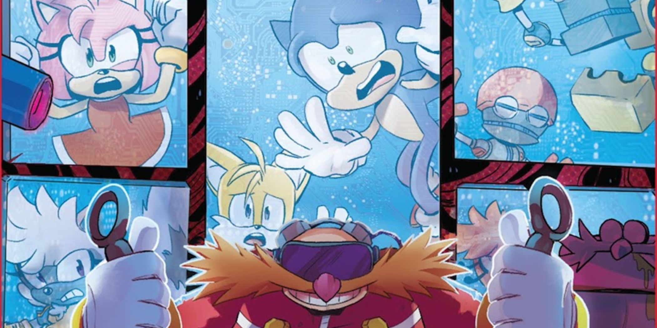 IDW&rsquo;s Sonic: art from &ldquo;Test Run!&rdquo; featuring Dr. Eggman