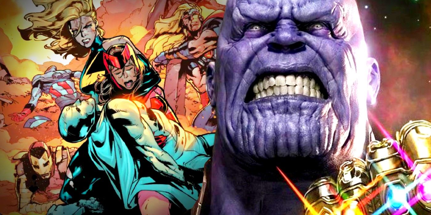 thanos destroys the avengers