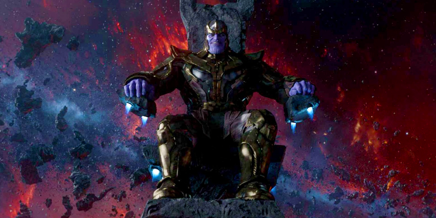 Thanos in Guardians of the Galaxy