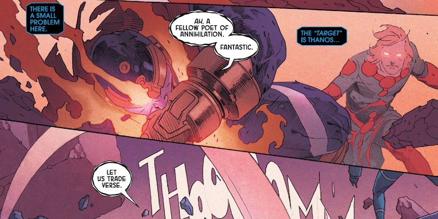 Eternals #2, Ikaris se enfrenta a Thanos