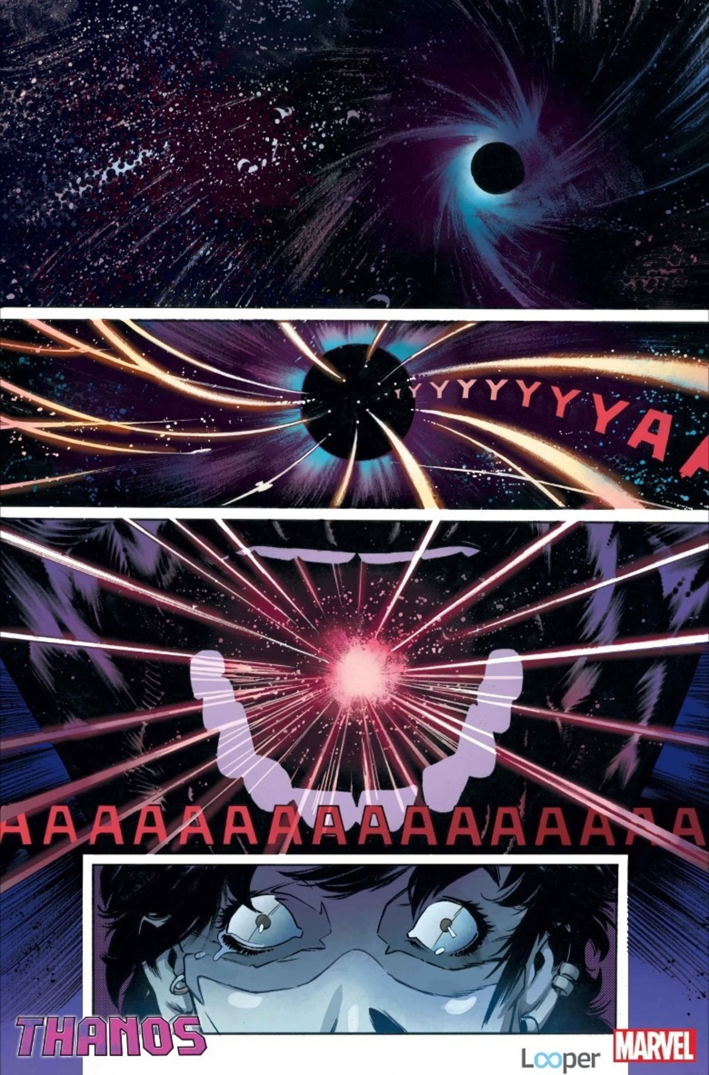 Preview from Thanos #1, upcoming from writer Christopher Cantwell