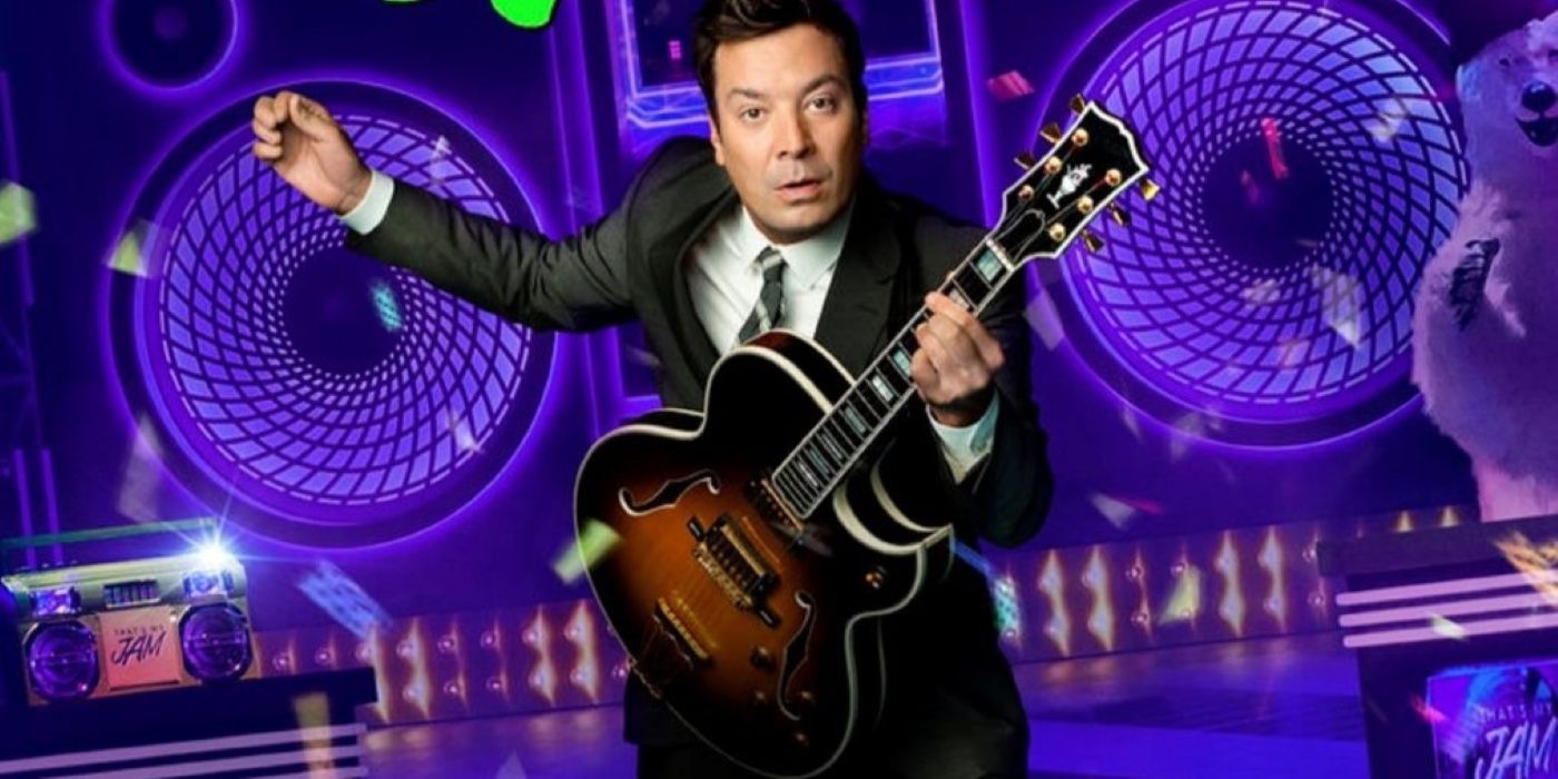 That&rsquo;s My Jam poster featuring Jimmy Fallon playing a guitar