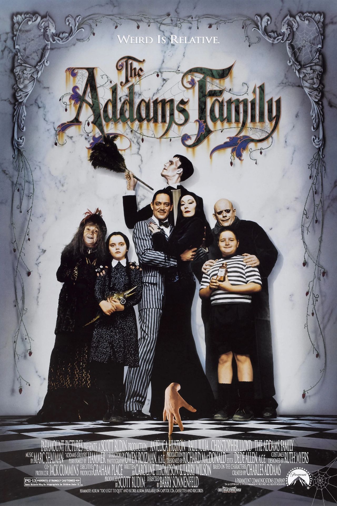 The Addams Family 1991 Movie Poster