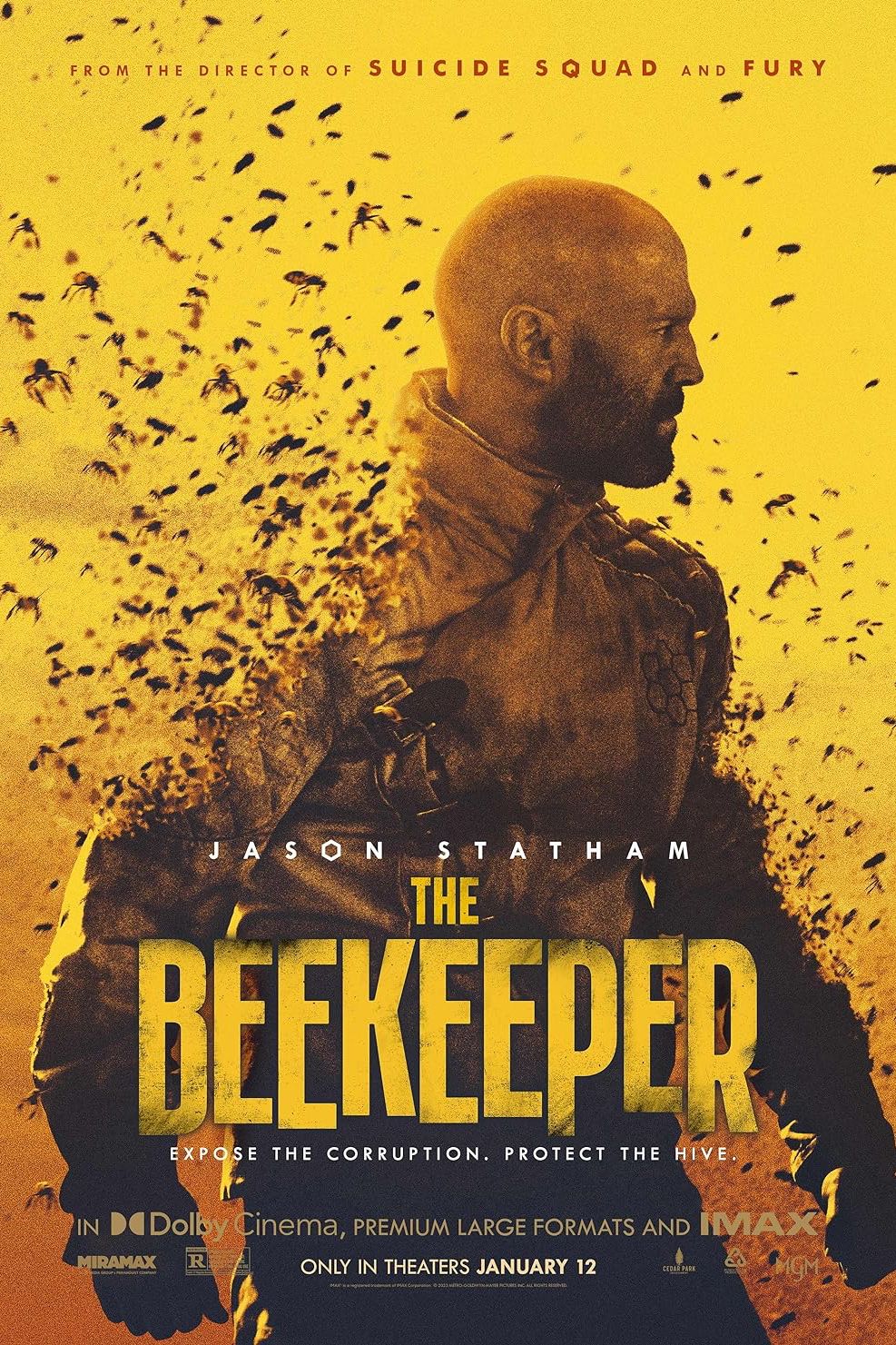 Cartaz do filme The Beekeeper 2024