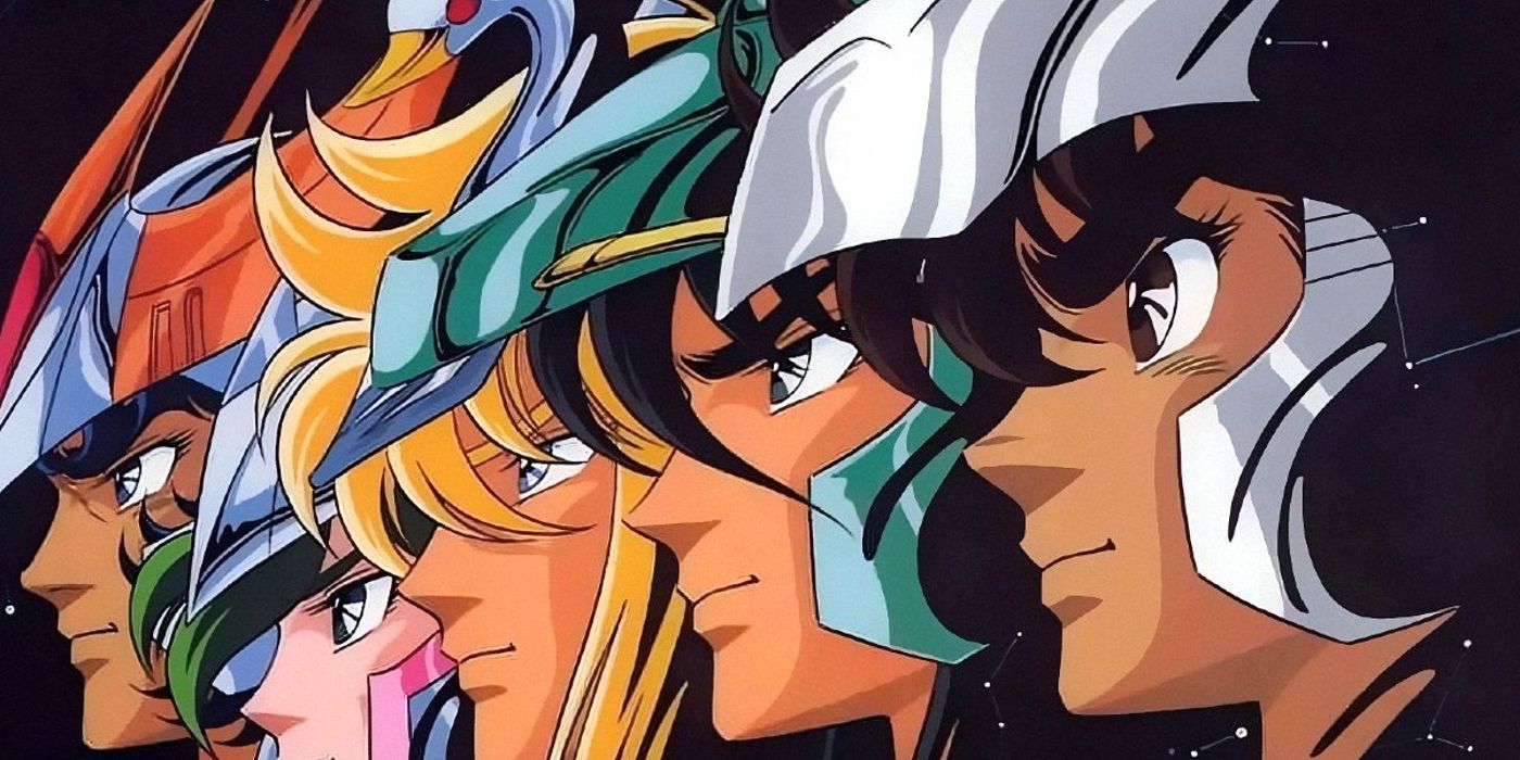 Os Cavaleiros de Bronze em Saint Seiya.