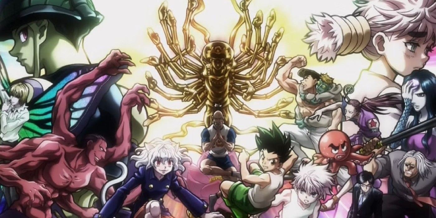 The cast of hunter x hunter in the chimera ant arc