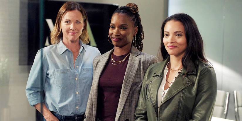 The cast of NBC's Found, including Gabi, all smiling