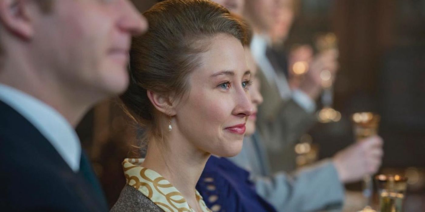 Anne looks on in The Crown