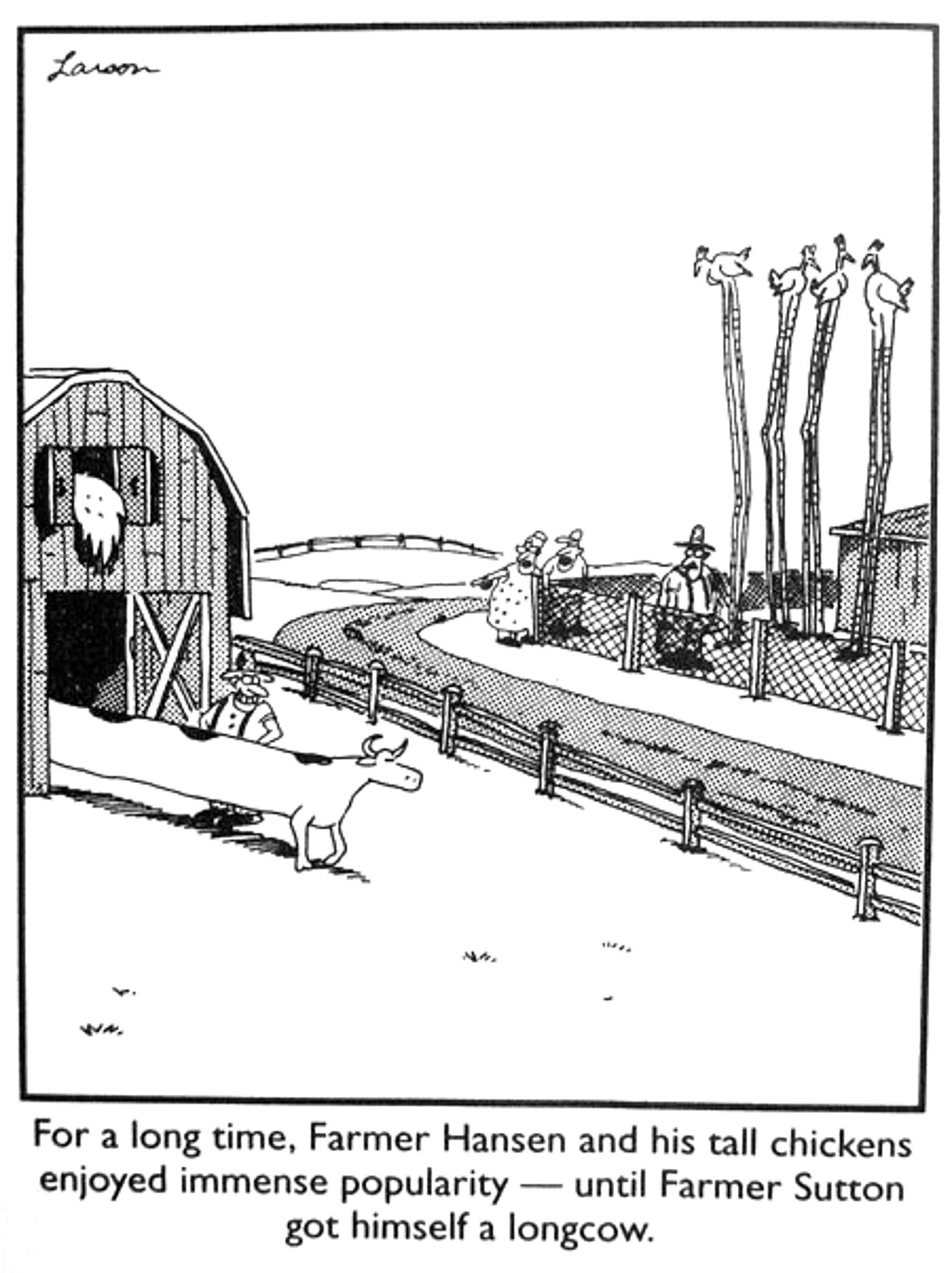 10 Funniest Far Side Comics That Prove It's Obsessed with Chickens