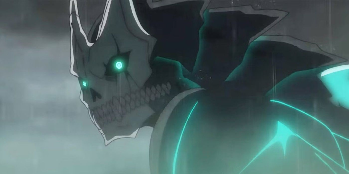 Kafka Hibino in his Kaiju No 8 form in the anime