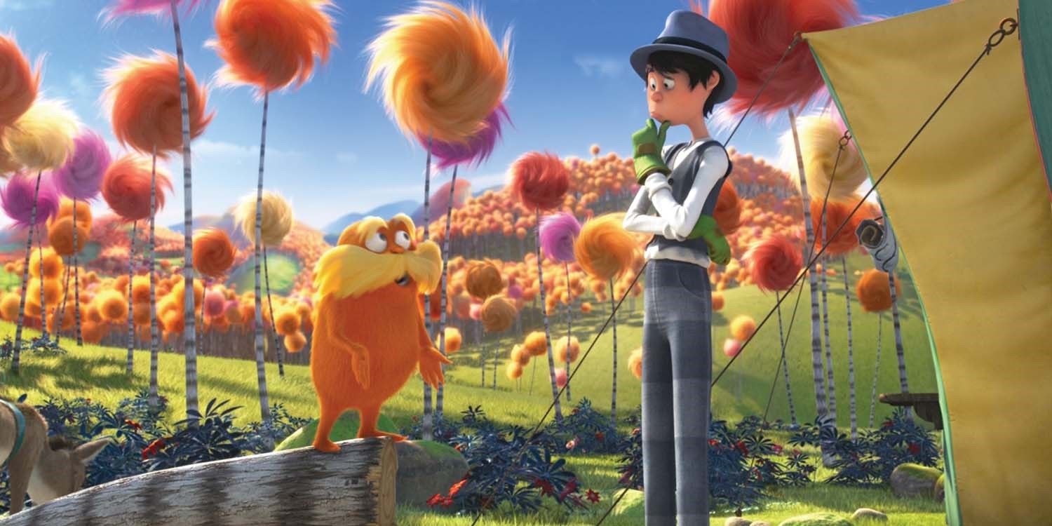 The Lorax and the Onceler from The Lorax