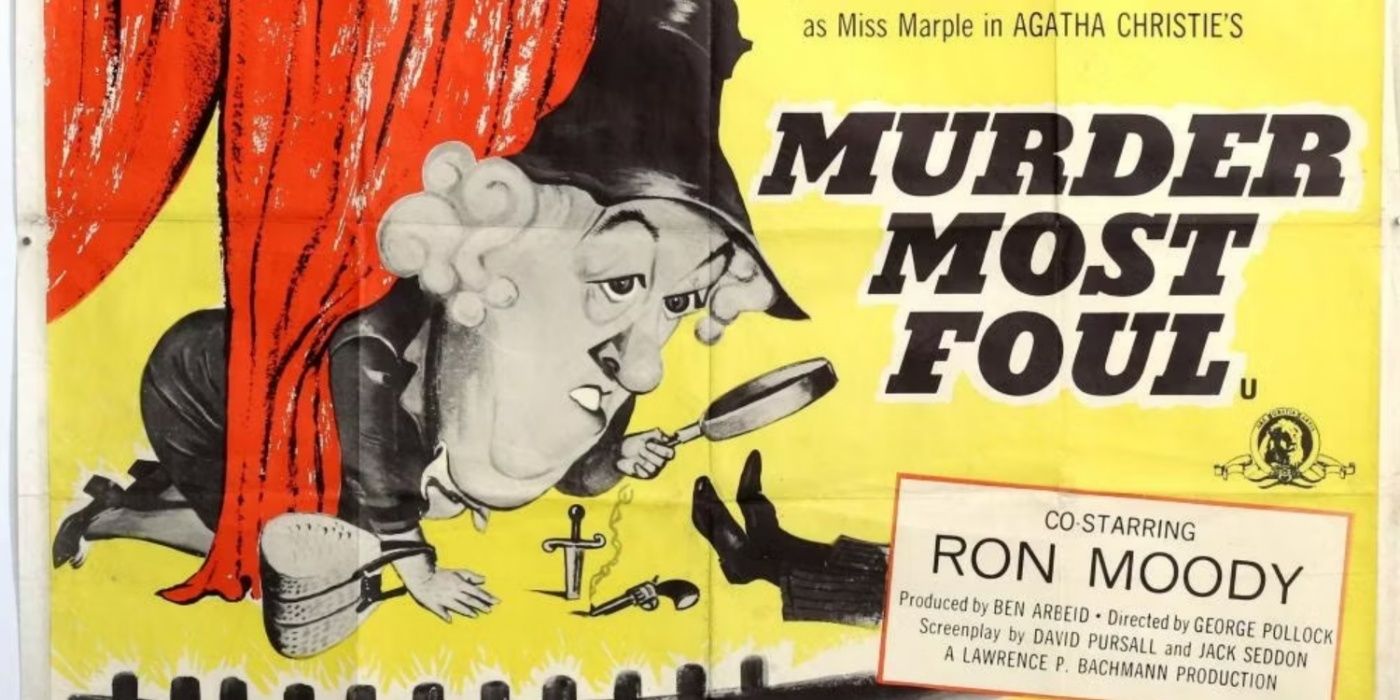 The poster for Murder Most Foul.