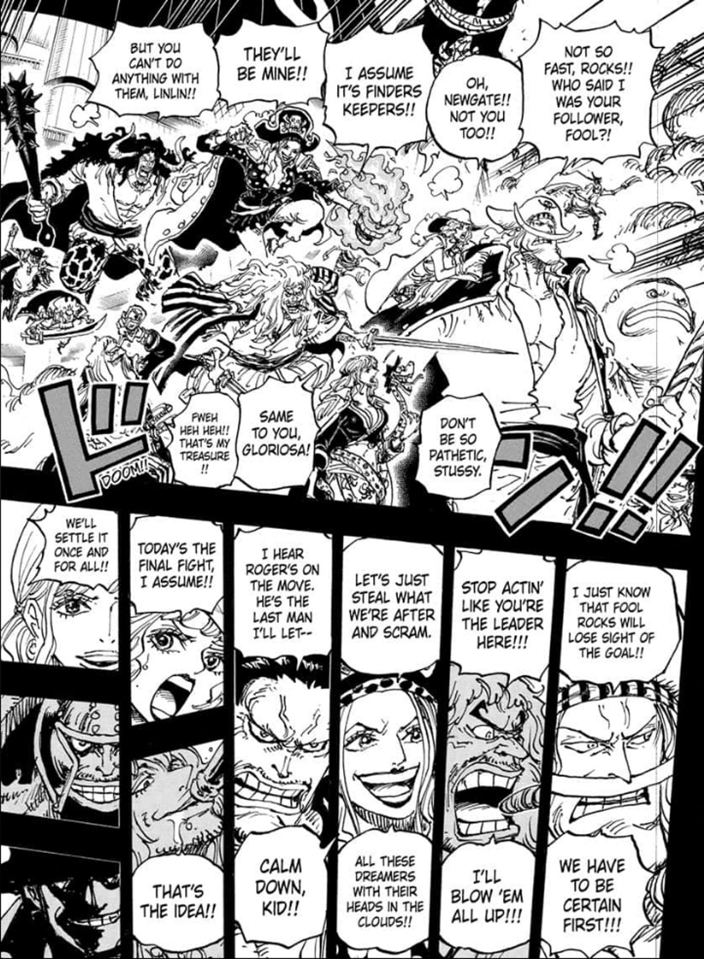 One Piece: The Strength Of The Rocks Pirates, Explained, by ...