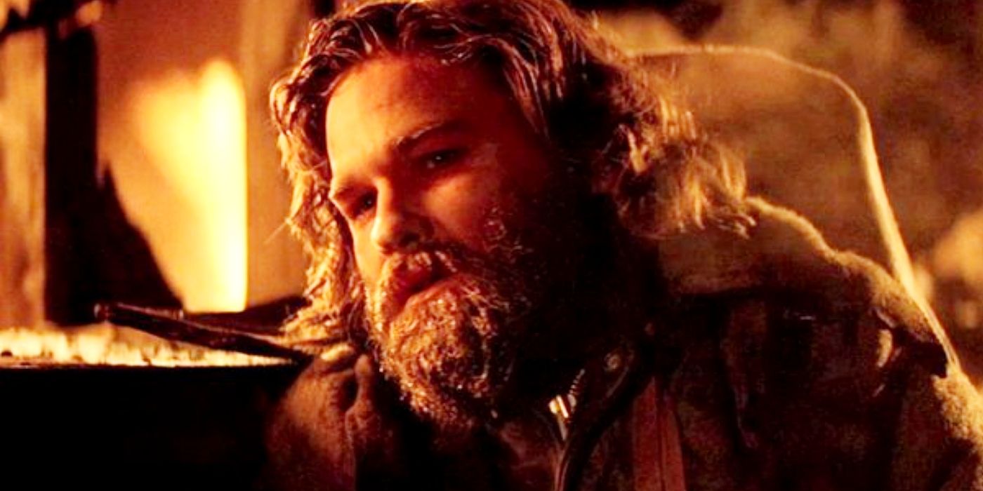 Kurt Russell as MacReady in The Thing.