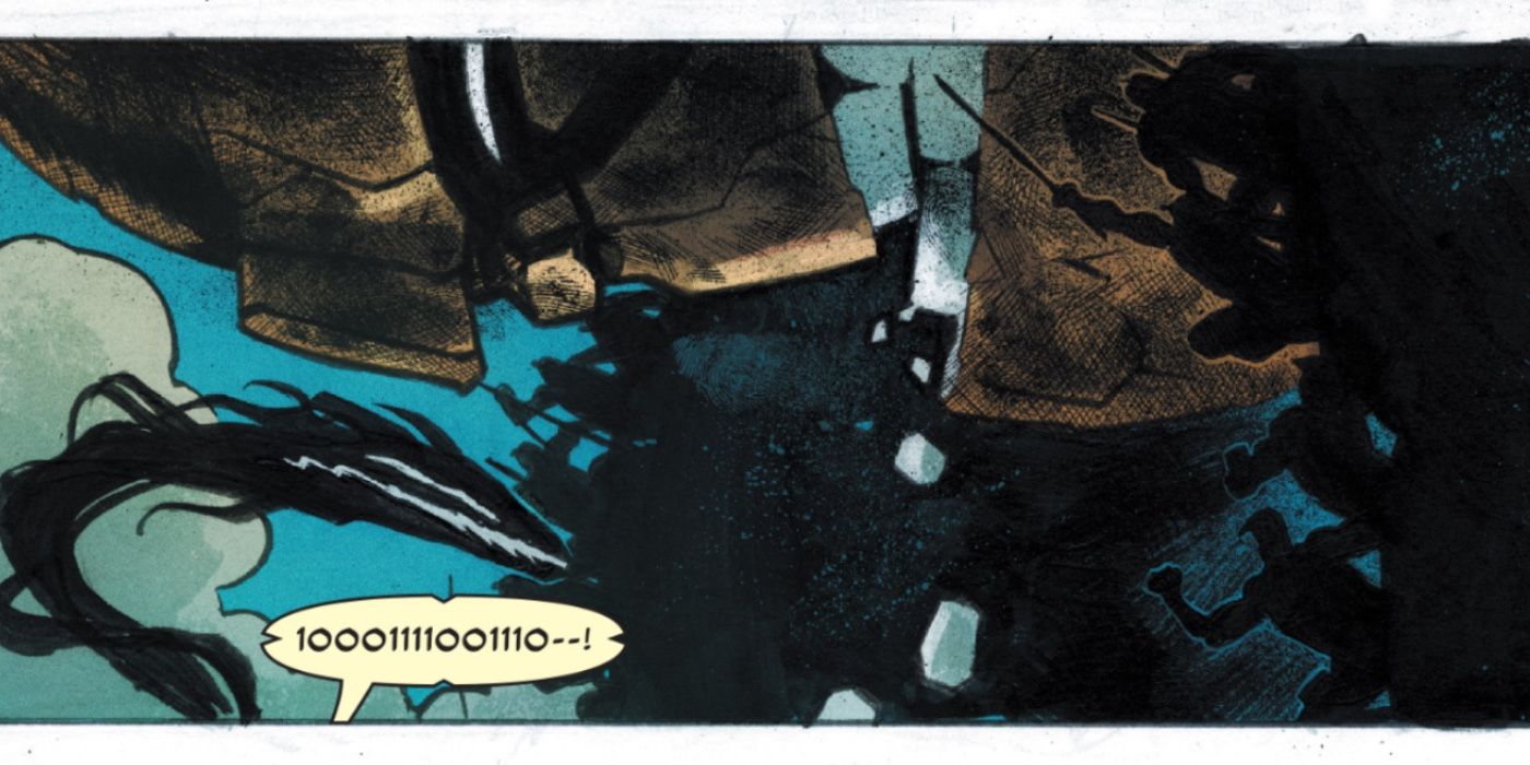 The Thing’s son slowly Venomized while fighting