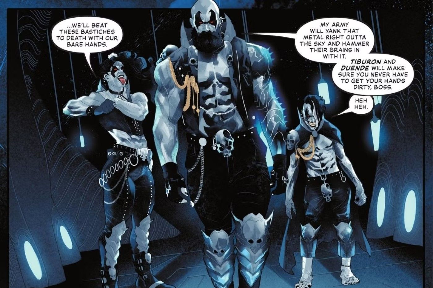 Three Czarnians Get Ready for Battle