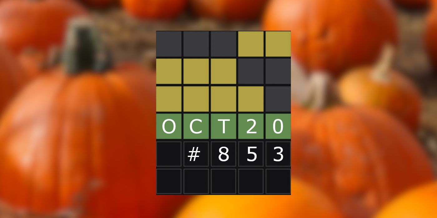 Today's Wordle Answer & Hints for October 20, 2023 (Puzzle 853)