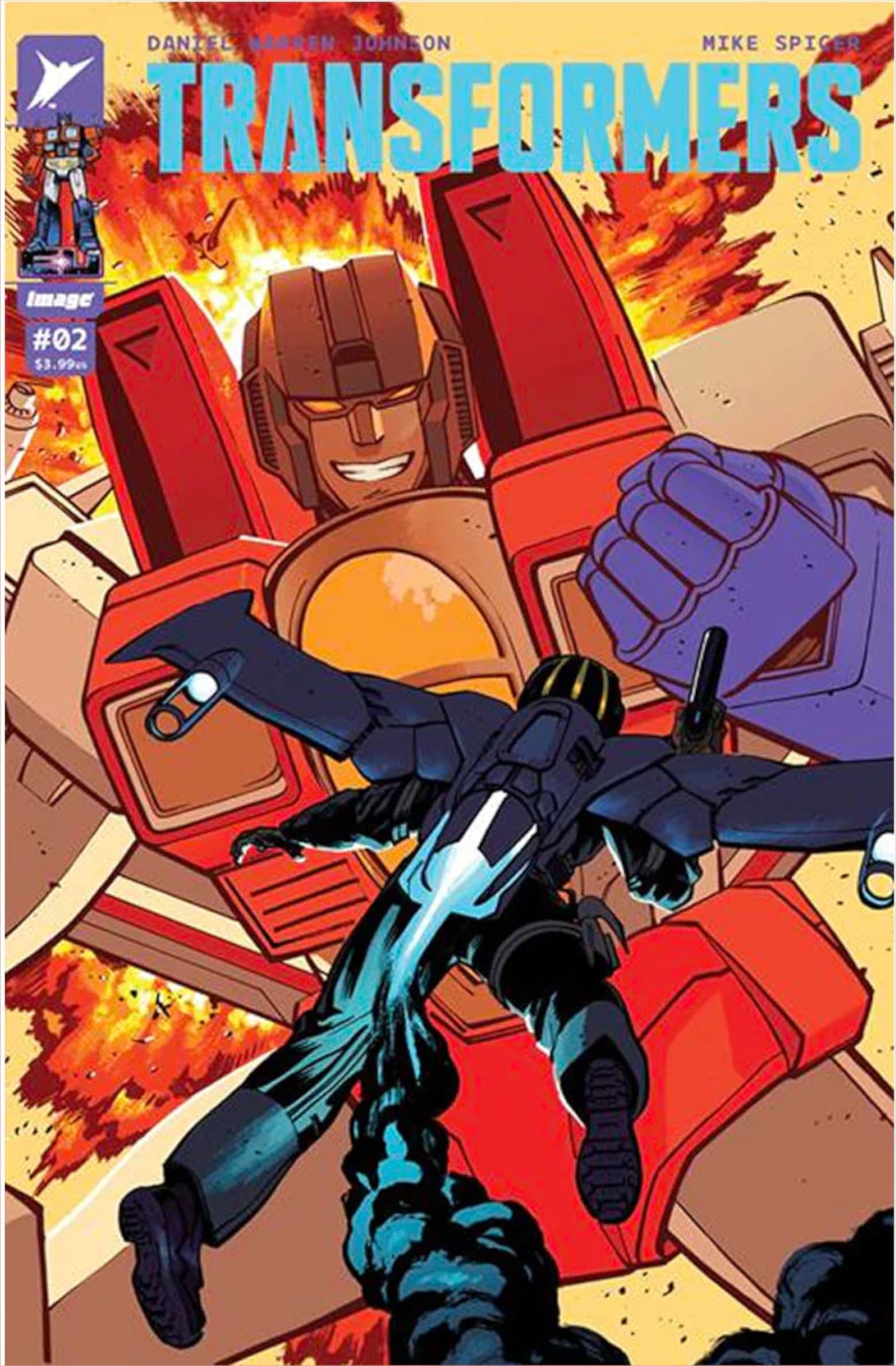 Transformers #2 Variant Cover by Tom Reilly