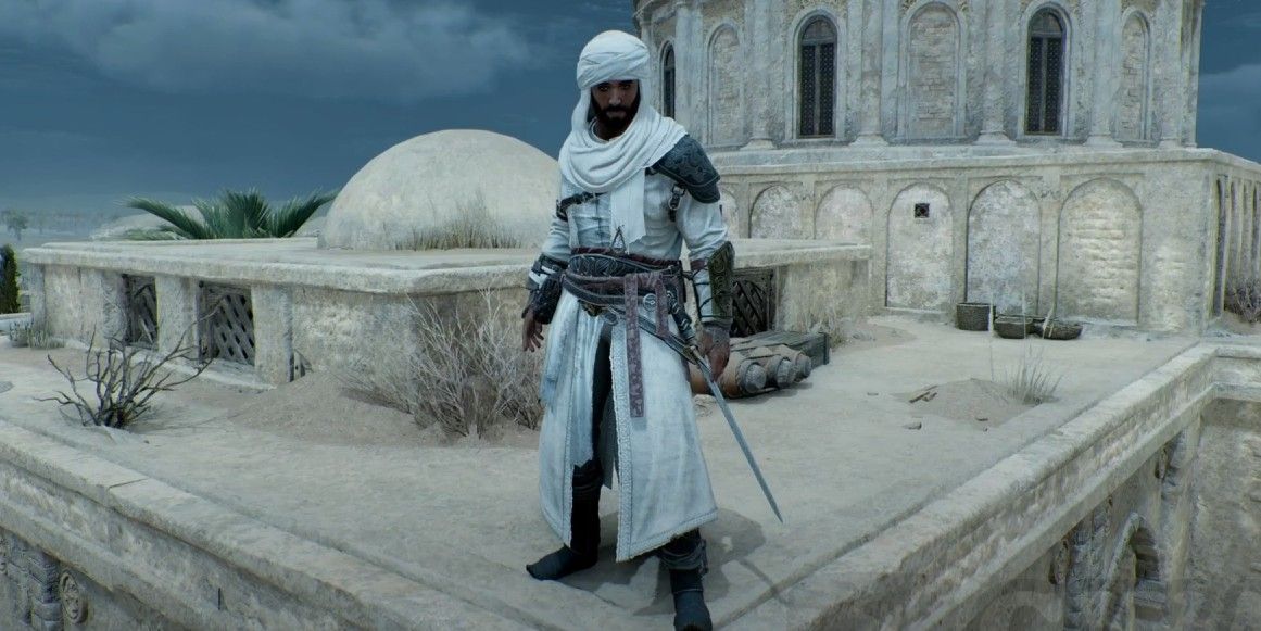 Basim Ibn wearing the Treasure Hunter Costume Assassin&rsquo;s Creed Mirage.