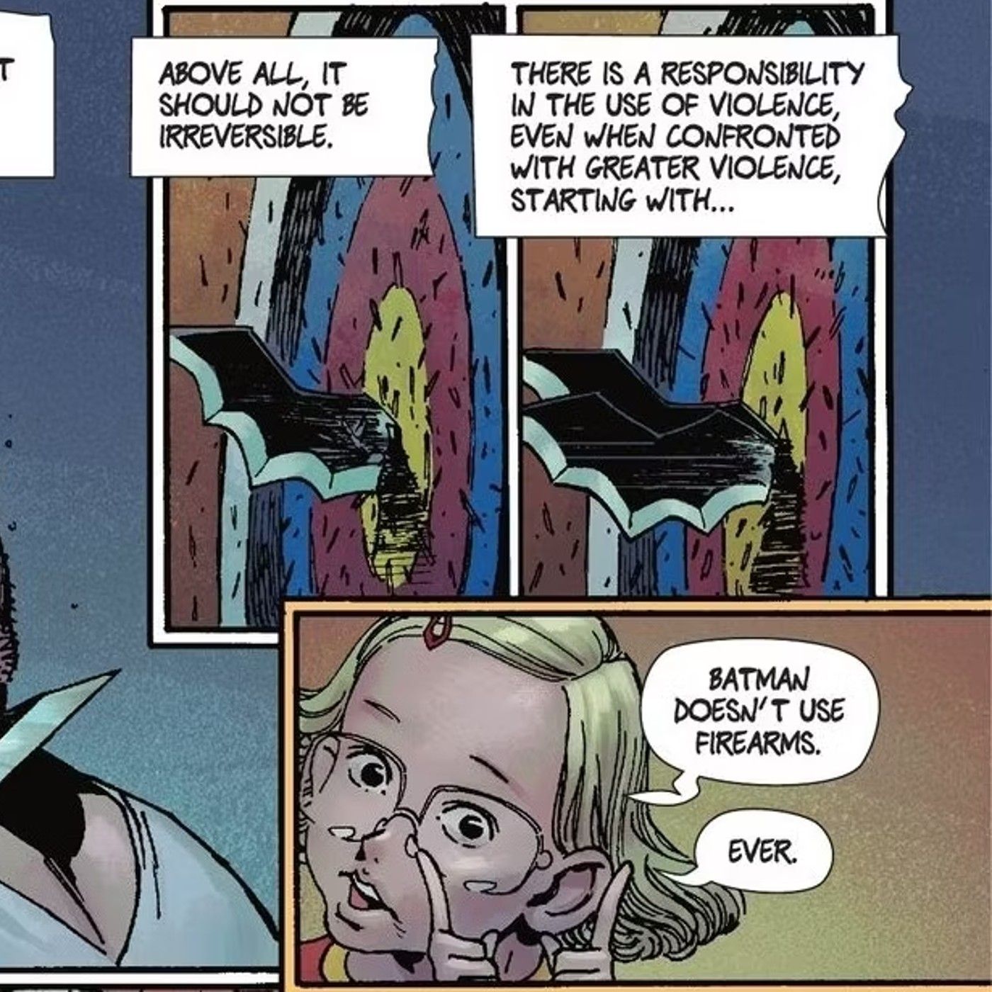 Two Batarangs Hit a Bullseye