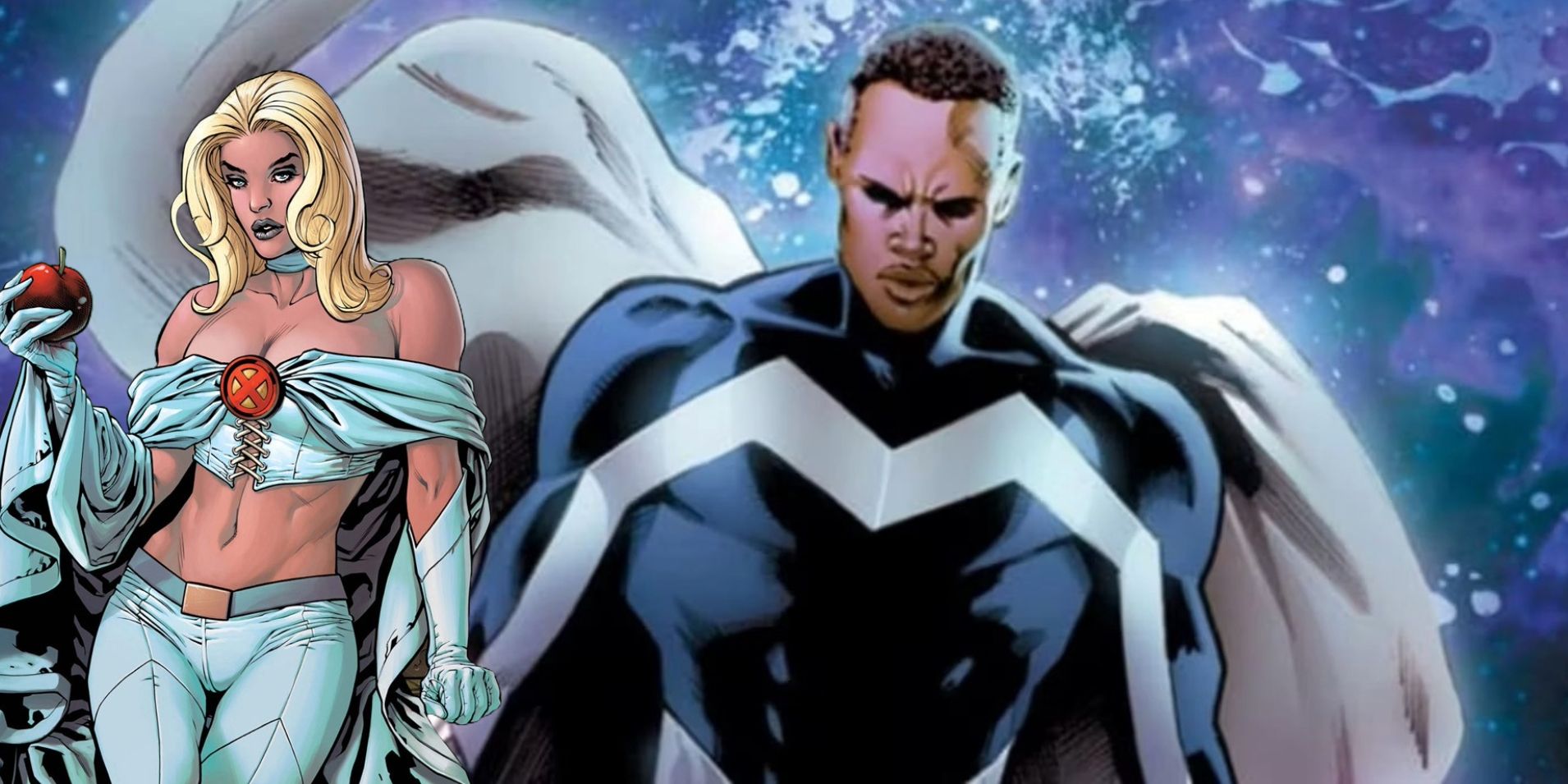 Feature Image: New members of the Illuminati, Emma Frost and Blue Marvel