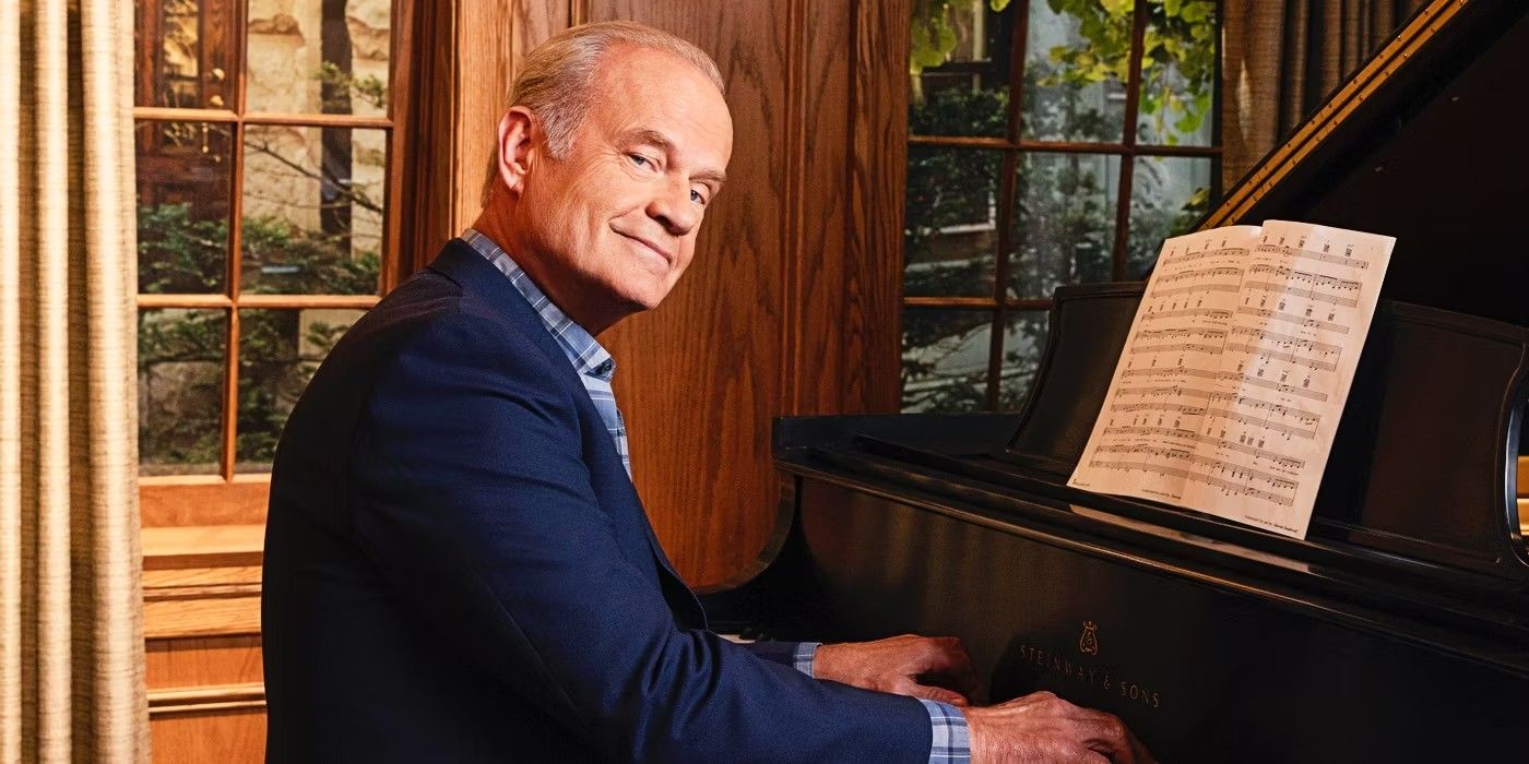 Kelsey Grammer playing the piano in Frasier reboot