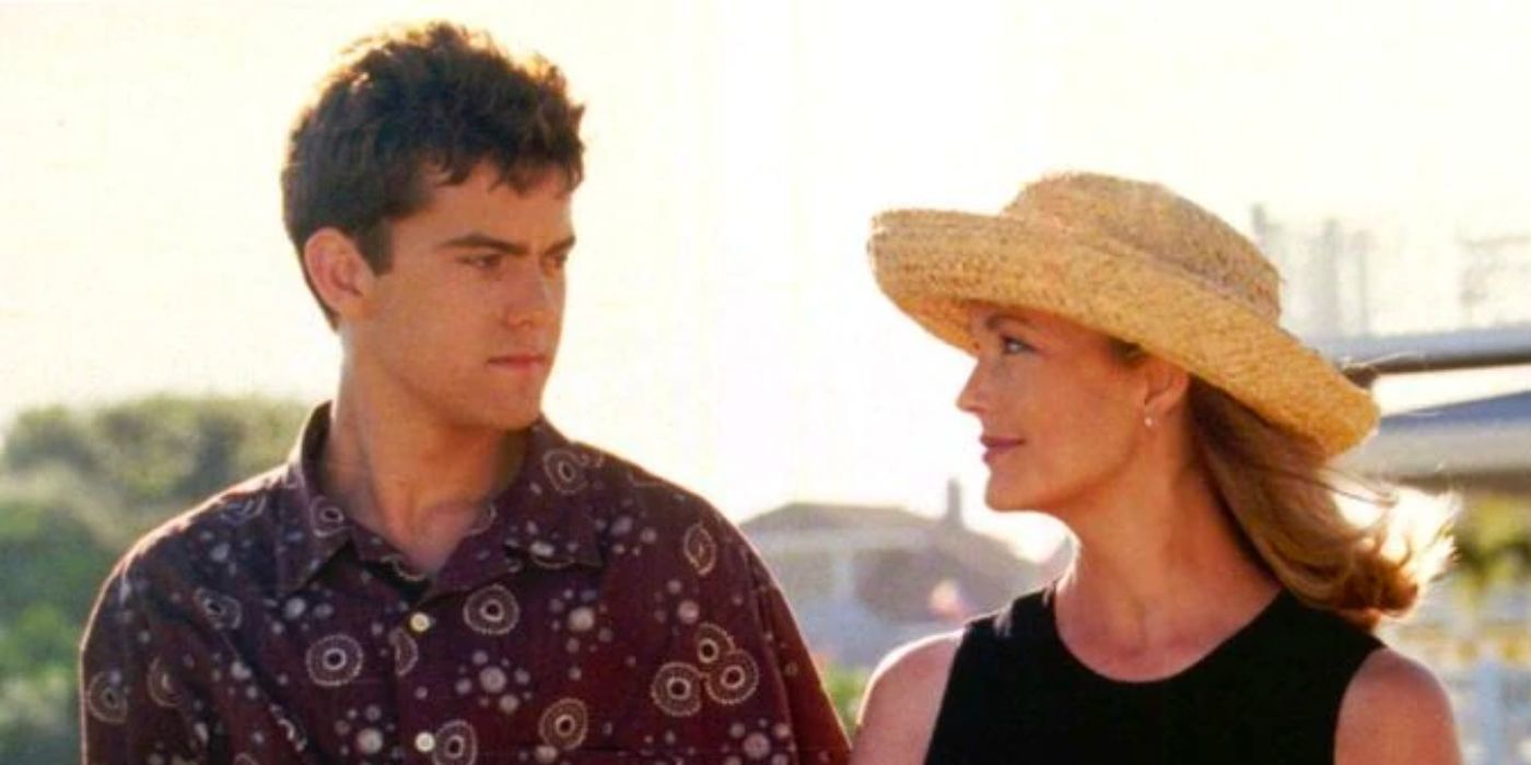 Tamara and Pacey are looking at each other.