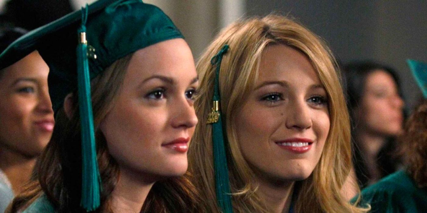 Blair and Serena are graduating on Gossip Girl.