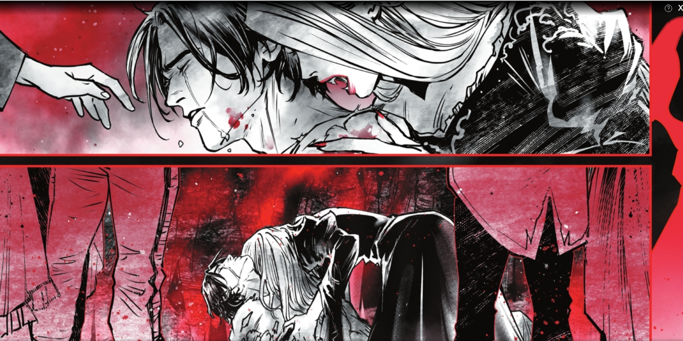 DC vs. Vampires: All-Out War #3, Dick Grayson is turned into a vampire