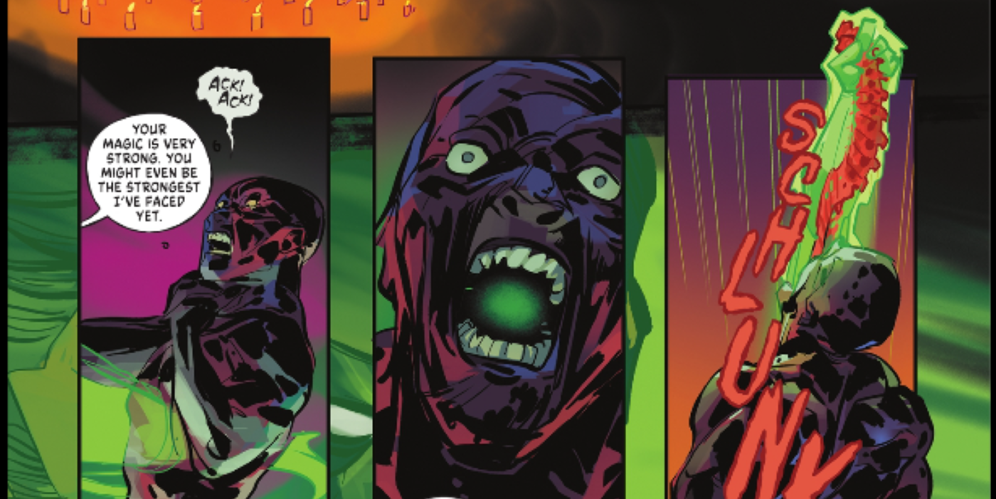 DC vs. Vampires #2, vampire Green Lantern rips out Anton Arcane&rsquo;s spine