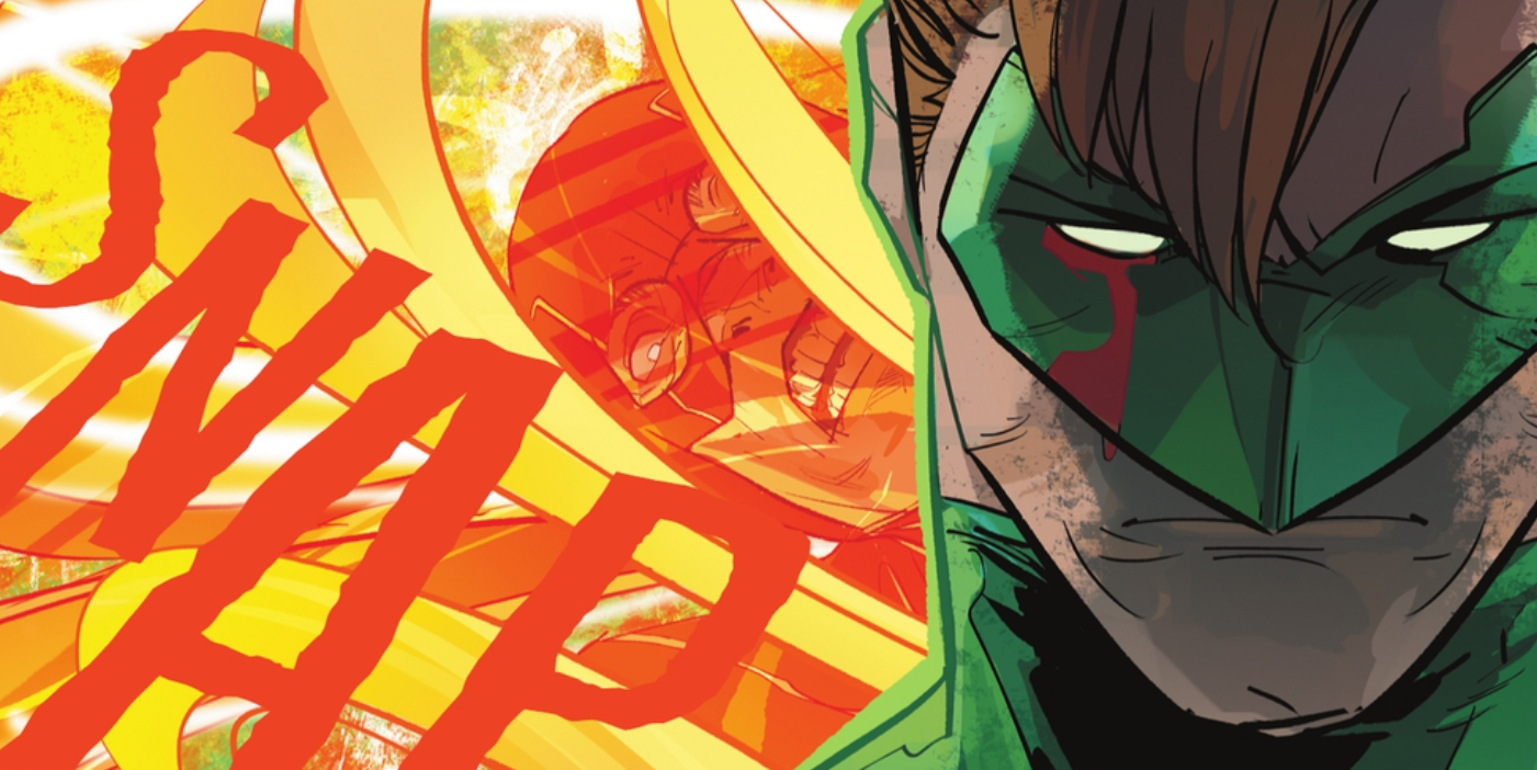 DC vs. Vampires #2, vampire Green Lantern breaks Flash&rsquo;s neck
