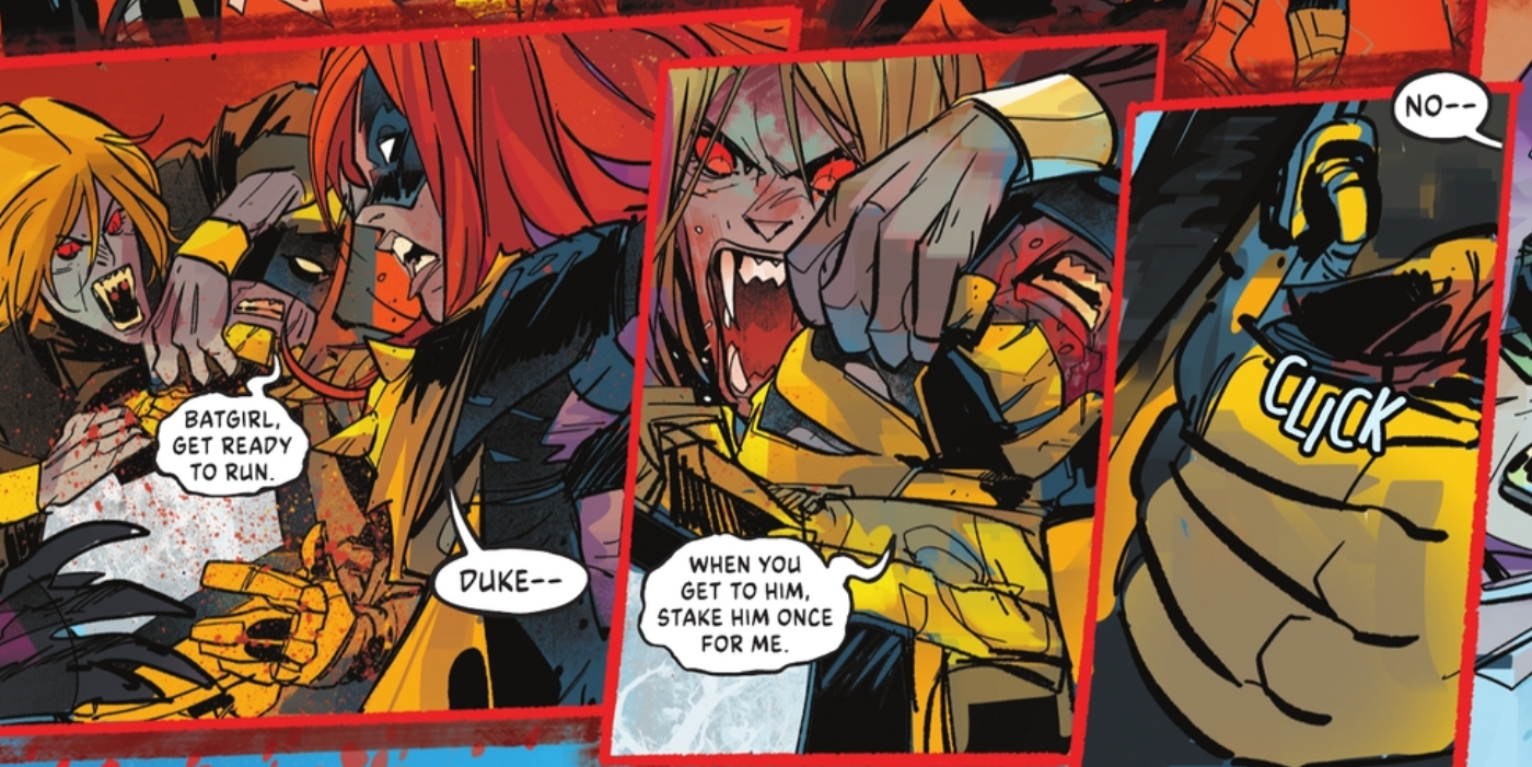 DC vs. Vampires #12, death of Signal