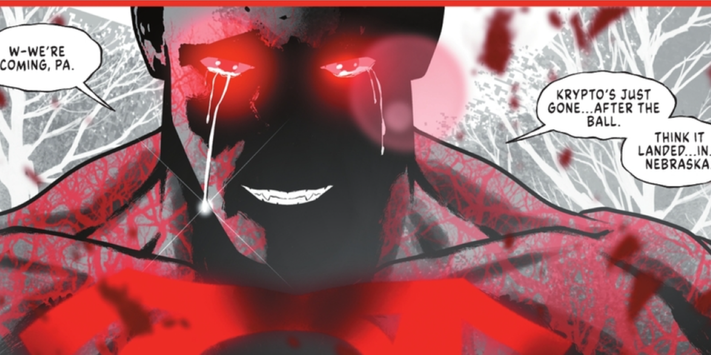 DC vs. Vampires: All-Out War #6, Superman&rsquo;s death